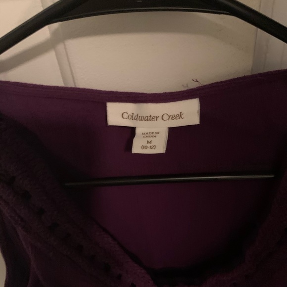 Cold water creek purple tank - Picture 4 of 4